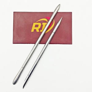 ที่ดันหนังกำพร้าปลายแหลมสองด้าน ทำจากสแตนเลสสตีล ใช้ซ้ำได้ สำหรับทำเล็บอะคริลิค เจล พร้อมปลายแหลมแบบปากกา - Product Image 5