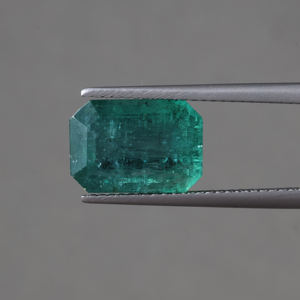 สีเขียวมรกตสำหรับผู้หญิงแซมเบียธรรมชาติแบบหลวม (พันนา) ใบรับรองรูปแปดเหลี่ยม-สีเขียวมรกตแอสเชอร์เจ้าหญิงมาร์คีสเชสเปอร์กระจ่างใส6มม. - Product Image 1