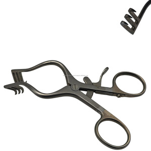 Rétracteur manuel ergonomique Wullstein, instrument chirurgical ORL en acier inoxydable, outil de chirurgie auriculaire CE WPS-BV-115 Argent Classe I - Product Image 3