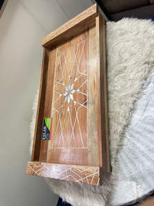 Classic Mother of Pearl <b>Chocolate</b> Serving Tray Handcrafted Serving Tray for <b>Ramadan</b> Decorations 2025 Wholesale From Vietnam FWE - Product Image 6