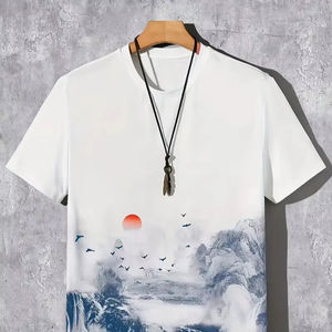 Camisetas de calidad superior de alto fabricante, camisetas de material duradero para exteriores para hombres en stock, camiseta de precio disponible para hombres - Product Image 1