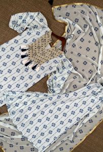 Premium Quality Designer Georgette Dress Pakistanais Salwar Kameez Suit Broderie Dames Indien Plazzo Mariage Ethnique Casual - Product Image 5