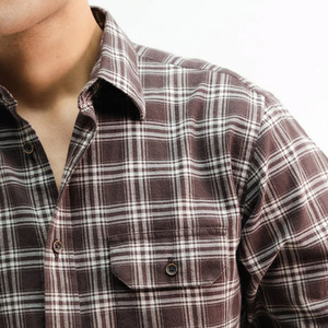 เสื้อเชิ้ตผ้าสักหลาดแขนยาวสำหรับผู้ชายเสื้อสำหรับ100% ผ้าสักหลาดไซส์ใหญ่พิเศษสำหรับผู้ชาย - Product Image 5