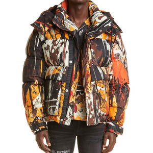 Veste personnalisée Nouvelle mode Vestes coupe-vent Hommes Légère matelassée Veste d'extérieur - Product Image 5