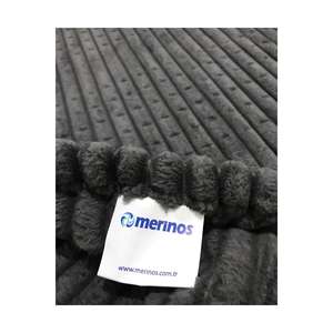 Ensemble de draps et taies d'oreiller en coton 3 pièces Modern Line, collection de couvertures double face élégante en anthracite - Product Image 2