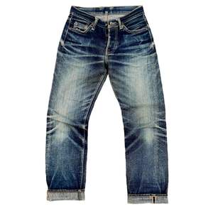 Pantalones vaqueros rectos ajustados elásticos para hombre de alta calidad personalizados al por mayor - Product Image 1