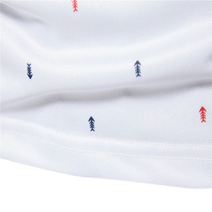 Polos con estampado simple para hombre, ropa informal, polos de algodón para hombre, novedad de verano 2024, polos transpirables para hombre - Product Image 5