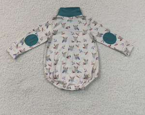 ชุดรอมเปอร์แขนยาวลายสก๊อตสำหรับเด็กผู้ชาย - Product Image 3