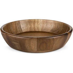 Bol de service en bois de manguier naturel durable en gros de bonne qualité pour les ustensiles de cuisine de table à dîner - Product Image 2