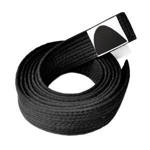 Ceintures de karaté légères de haute qualité Logo personnalisé broderie équipement d'arts martiaux en gros pour Taekwondo Judo BJJ ceinture - Product Image 3
