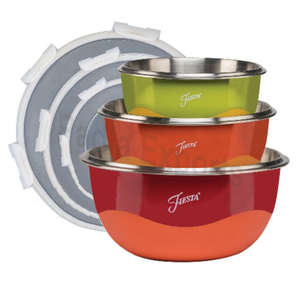 Bol bicolore en acier inoxydable Bol moderne - Product Image 1