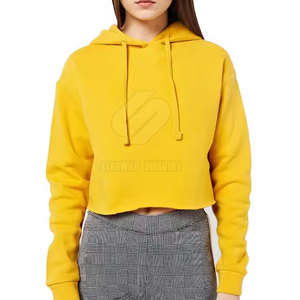 Uso al aire libre Superventas Mujeres Crop Top Sudaderas con capucha Ropa de moda Durable Mujeres Crop Top Sudaderas con capucha - Product Image 4
