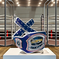Cinturones de Título Personalizados de Cuero Genuino de Alta Calidad para UFC, Boxeo y WWE, Cinturón de Título Personalizado de Primera Calidad