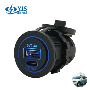 Prise de chargeur 1A1C de haute qualité RV 12/24V prise USB adaptée aux bateaux de yacht - Product Image 1