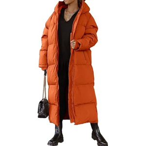 Veste d'hiver pour femme, style varsity, décontractée, en softshell, de luxe, personnalisée, de haute qualité, longue - Product Image 5