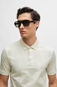 Gran oferta 100% algodón para hombres para camisetas de polo, tela de punto ecológica de Color sólido hecha a medida - Product Image 2