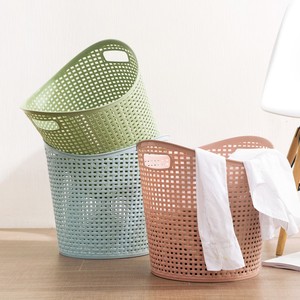 Paniers à linge empilables en plastique pour le rangement des vêtements, design minimaliste, matériau PP, organisateur de type vertical - Product Image 1