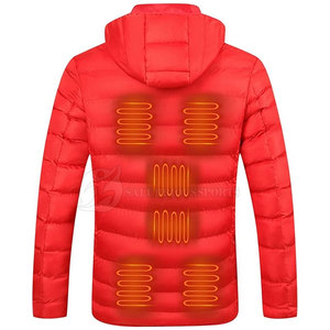 Veste d'Hiver Légère Auto-Chauffante pour Homme Style High Street Design Personnalisable avec Col Montant Manches Longues de Haute Qualité - Product Image 3