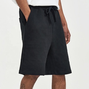 Ropa informal con cordón francés Terry Training Unisex Fleece algodón Jogging Shorts Sweat Gym Shorts para hombres - Product Image 2