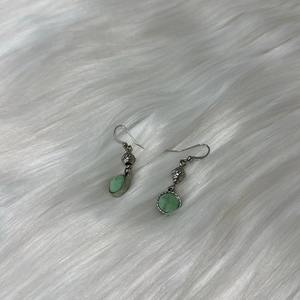 Argent Dangle Turquoise Exotique Boucle D'oreille À La Main Boho Bijoux Déclaration Boucles D'oreilles Cadeau pour les Femmes Style Unique - Product Image 4