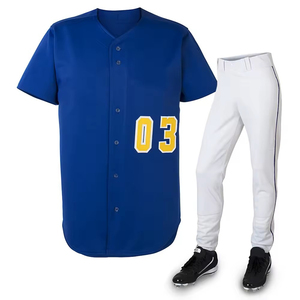 Uniforme de béisbol para hombre al por mayor, ropa deportiva informal con logotipo personalizado al mejor precio y mejor diseño - Product Image 2