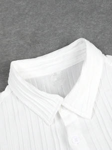 Chemise boutonnée unie et pantalon à cordon sans t-shirt pour hommes, personnalisé, meilleur survêtement pour hommes - Product Image 5