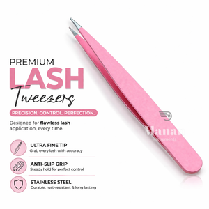 Pink Eyebrow Tweezers Stainless Steel <b>Pointed</b> Tip Precision Hair <b>Removal</b> Beauty <b>Tool</b> Fine Tip Anti Slip Tweezer - Product Image 4