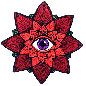 TEPRA SPORTS Meilleur Fournisseur Nouvelle Arrivée Patchs Personnalisés Rouges Brodés Thermocollants en Feutre PVC pour Chapeaux Décorations Uniques Logo Fleur - Product Image 1