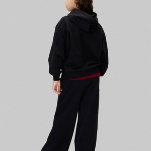 Sweat à capuche zippé brodé 2026 en molleton 100 % coton anti-boulochage, coupe décontractée et tendance, doublé, style Y2K, 300g pour femme - Product Image 2