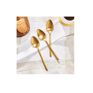 Cuillère à Dessert en laiton de vente chaude avec poignée de Cactus pour la maison cuillère à dîner de bonne qualité avec laque de sécurité alimentaire taille personnalisée - Product Image 5