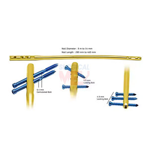 Implant chirurgical orthopédique en acier inoxydable de système d'ongle de reconstruction fémorale de verrouillage de haute qualité pour traiter le fémur - Product Image 2
