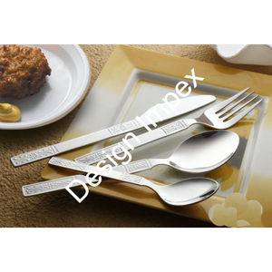 Restaurants & Hôtels Vaisselle Décorative en Acier Inoxydable de Haute Qualité Gravure Personnalisée Design Ensemble de Couverts et Couverts par DI - Product Image 1