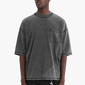 Manufacturer High Quality T Shirt Custom Oversized <strong>Black</strong> T Shirt for Men Stock Bulk Clothes Mix Clothes <strong>Bale</strong> Used Clothes - Product Image 5