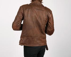 Hiver Mode Hommes Plus 8XL Taille Veste en cuir avec col montant Fermeture éclair Faux PU Canvas Casual Style Grand Power Industries - Product Image 3