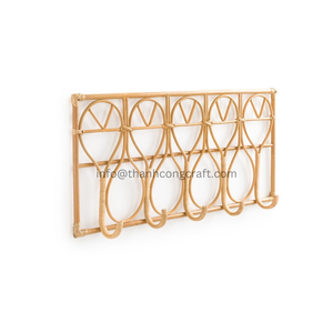 Cesta colgante de ratán Natural tejida a mano, baño multifuncional, almacenamiento de alimentos, decoración del hogar - Product Image 2