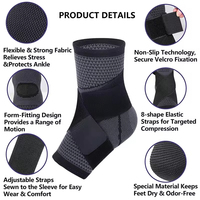 Manchon de compression ajustable tricoté pour le sport (football, basketball) – Protection et soutien de la cheville pour femmes et hommes