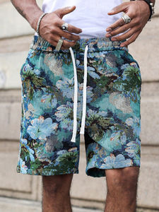 Short à sublimation Offre Spéciale Streetwear d'été avec logo personnalisé Short pour homme à cordon de serrage respirant avec impression rapide par sublimation - Product Image 6