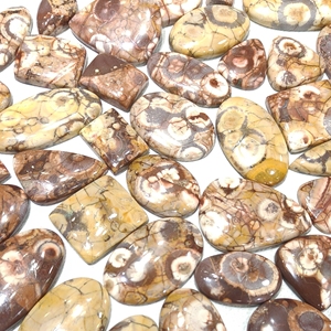 Cabujón de Jaspe Ojo de Pájaro Natural al por Mayor, Piedra Preciosa Pulida para Joyería, Formas Ovaladas/Redondas, Tamaños Personalizados - Product Image 4