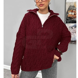 Premium Women Quarter Zip <b>Sweatshirt</b> Soft Stretch Performance Pullover Long Sleeve Fitness <b>Yoga</b> Outdoor Casual Everyday Wear - Product Image 2