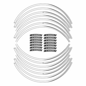 Pegatinas para Motocicleta BMW G310 GS, Tiras Adhesivas Impermeables de Tamaño Personalizado con Logotipo, Compatibles con Ruedas 17-19, Tuning - Product Image 2