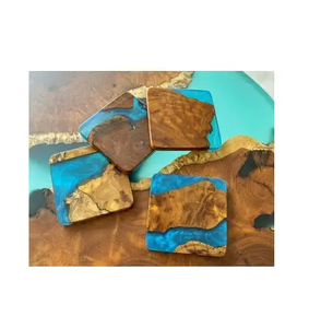 Resin and <b>Wooden</b> coaster <b>Placemat</b> Coaster Customize Cup Coaster for Home Use for Customized Sale - Product Image 6