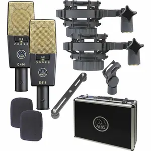 Aver harga grosir mikrofon Stereo Studio, Set mikrofon Stereo Studio 170 R mt Switchable hitam