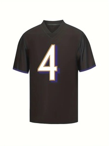 Camiseta de fútbol en blanco personalizada Team American Wear Plus Size Camiseta americana auténtica sublimación Vintage Classic Football Shirts - Product Image 3