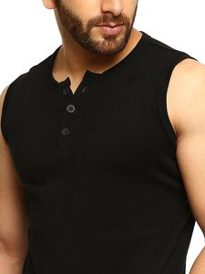Gilet de haute qualité Streetwear T-shirts sans manches personnalisés recadrée 100% coton Logo personnalisé maillots de corps sans manches hauts pour hommes - Product Image 5