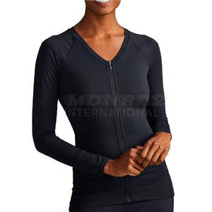 <b>Women's</b> Eco-Friendly Spandex/Cotton Slim Fit <b>Compression</b> <b>Shirts</b> for Body Building & Fitness-Breathable & Quick Dry - Product Image 6