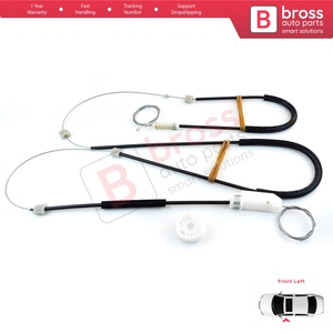 Juego de Reparación de Elevalunas Eléctrico BWR5381, Puerta Izquierda para Megane MK3 CC EZ0/1 2010-2015 2 Puertas 807210018R - Product Image 4