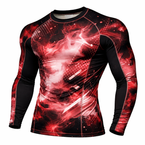 Camiseta de Compresión Unisex de Manga Larga, Diseño de Logotipo Personalizado OEM, Talla Personalizada, Transpirable, de Secado Rápido, UPF50, Ecológica, 180g - Product Image 4