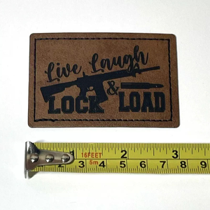 Parche de cuero lavable impreso personalizado para vaqueros con logotipo en relieve y etiqueta de marca de ropa - Product Image 3