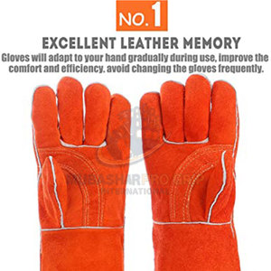 Wear Resistant Welding <b>Gloves</b> Palm Protection Welding <b>Gloves</b> Multi Functional Welding <b>Gloves</b> For Sale - Product Image 4