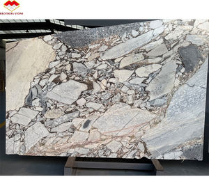 Mármol Blanco Elefante Retroiluminado, Mármol Ocean Storm con Diseño de Libro, Losa de Piedra para Isla de Cocina, Mármol Blanco Calacatta <span class=keywords><strong>Viola</strong></span> de China - Product Image 5